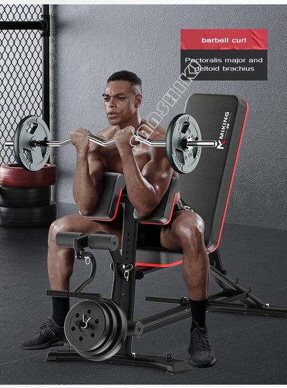 Multi-Function Weightlifting Bench – Adjustable Home Gym Fitness Bench