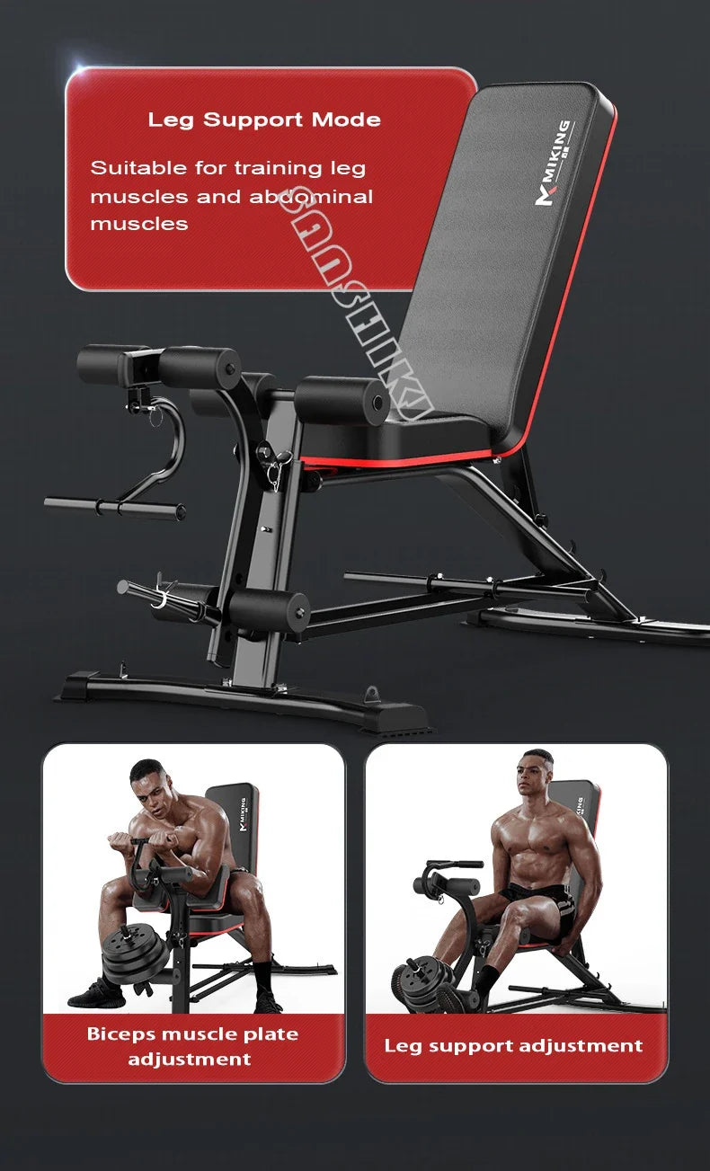 Multi-Function Weightlifting Bench – Adjustable Home Gym Fitness Bench