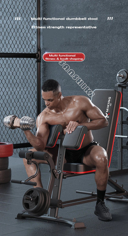 Multi-Function Weightlifting Bench – Adjustable Home Gym Fitness Bench