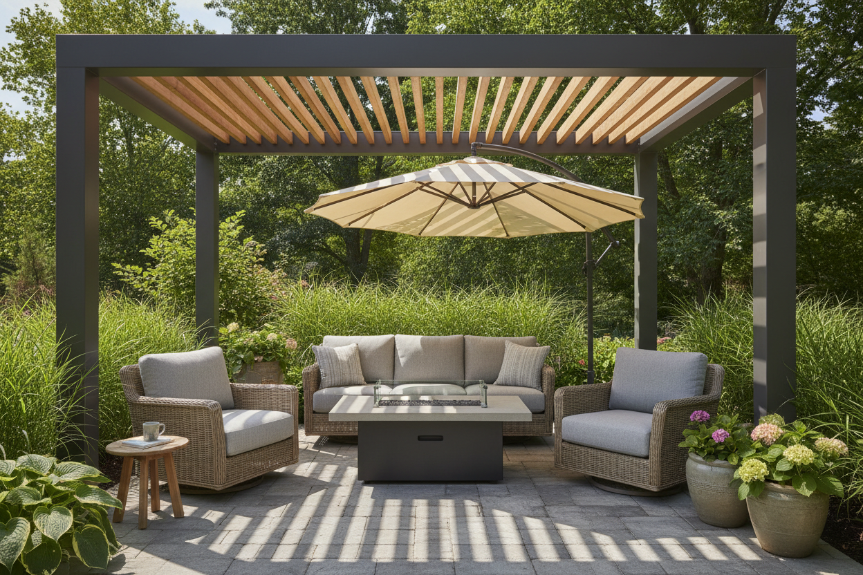 Retreat Scene - Pergola Seating